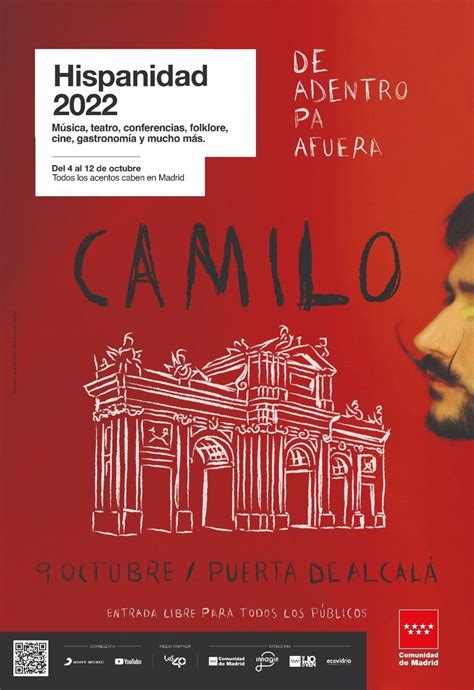 Concierto De Camilo Festival Hispanidad 2022 En La Puerta De Alcala