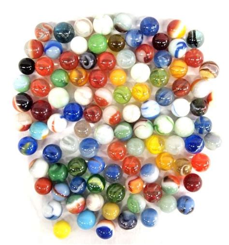 Collection Of 100 Marbles