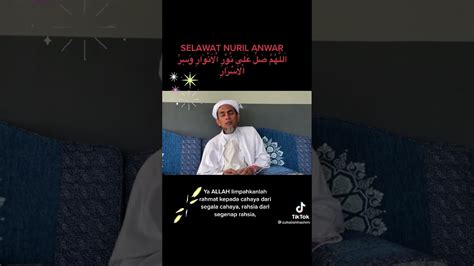 Selawat Nuril Anwar Tuan Guru Syeikh Zainul Asri Youtube