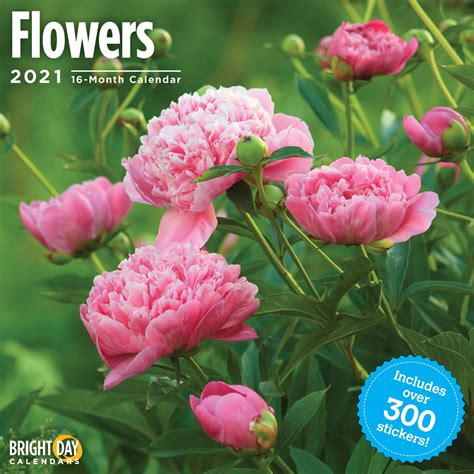 Maybe you would like to learn more about one of these? 2021 Flowers (Sticker) Wall Calendar - Bright Day Calendars