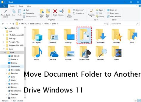 Move Documents Folder To Another Drive In Windows Ways