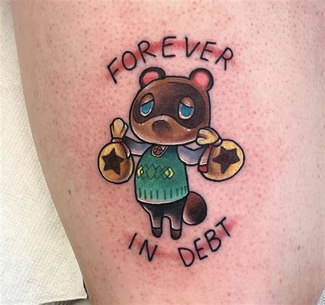 Tom Nook Tattoo 💰💰 Tattoos Animal Tattoos Animal Crossing