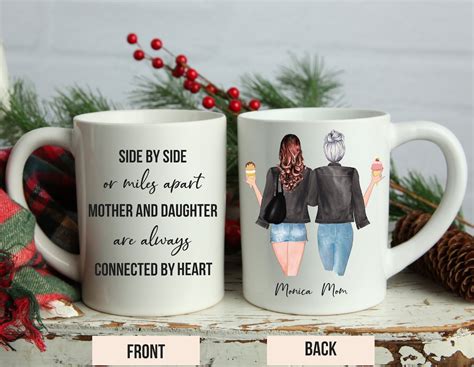 Personalized Mom Mug Custom Mom And Daughter T Mother Etsy