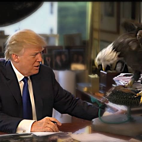 Bald Eagle Attacks Donald Trump Popsugar News