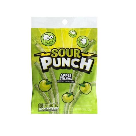 Sour Punch Apple Straws 12 4 5oz Nimbus Imports