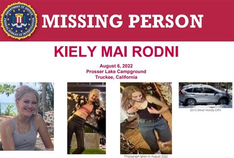 Fbi Most Wanted On Twitter Kiely Mai Rodni Was Last Seen Near The Prosser Lake Campground In
