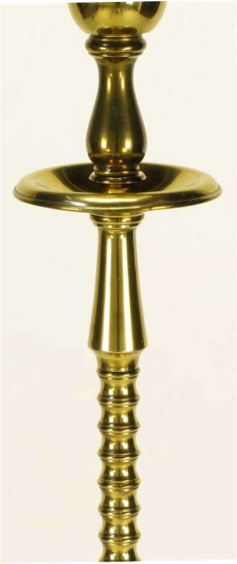 100% brand new and high qualitycolour: Solid Brass Segmented Column Floor Lamp For Sale at 1stdibs