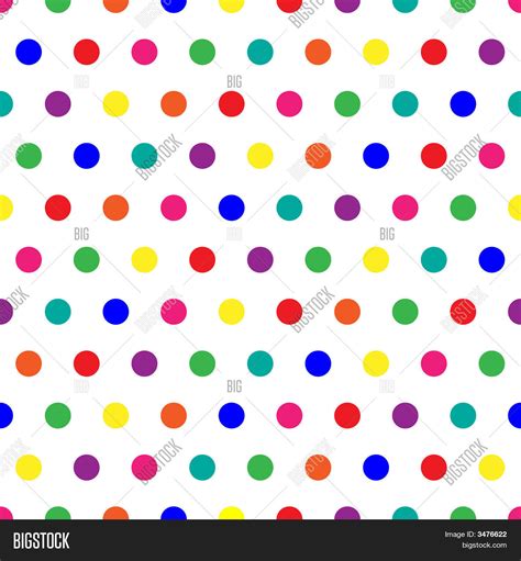 Rainbow Dots Image And Photo Free Trial Bigstock