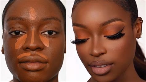 This Is The Easiest And Simplest Nude Makeup Tutorial For Black Women Detailed Youtube
