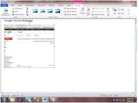 Help On Technologyhow To Take Screen Shots In Word 2010 Document