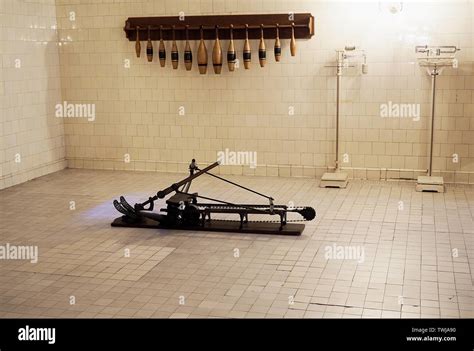 Antique Rowing Machine In Exercise Room At Biltmore Estates In