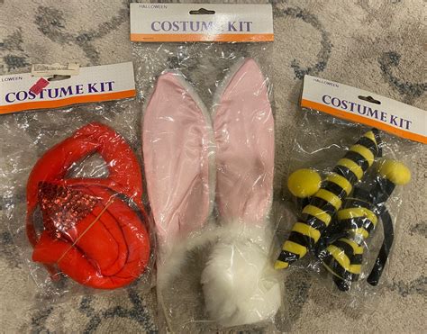 Vintage 90s Costume Starter Kits Choose From Devil Bee Or Bunny Etsy