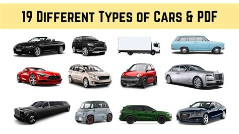Types Of Car Body Styles Explained In Detail Pictures And Pdf 2023