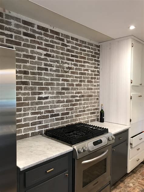 See more ideas about brick backsplash, kitchen remodel, kitchen design. Kitchen Update with The Home Depot | Limewash Brick ...