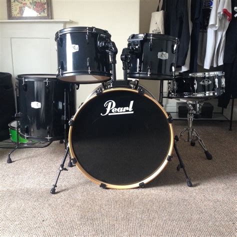 Pearl Export Ex Series 5 Piece Drum Kit Black In Clifton Bristol