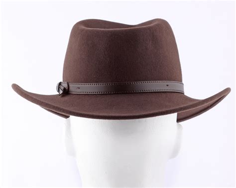 Crushable Cowboy Hat Brown Wool Felt On Storenvy