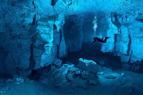 Picture Of The Day Incredible Underwater Cave In Russia