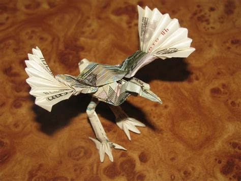 Crane By Hareru Dollar Bill Origami Money Origami Artwork