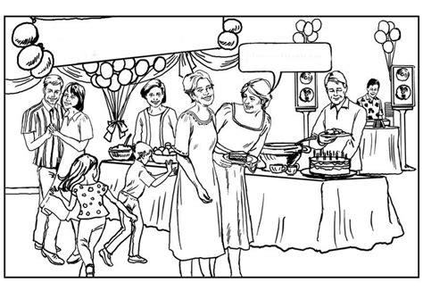 Aquí os dejamos un dibujo para colorear de una palmera llena de cocos y un pájaro. Dibujo para colorear Fiesta de cumpleaños - Dibujos Para ...