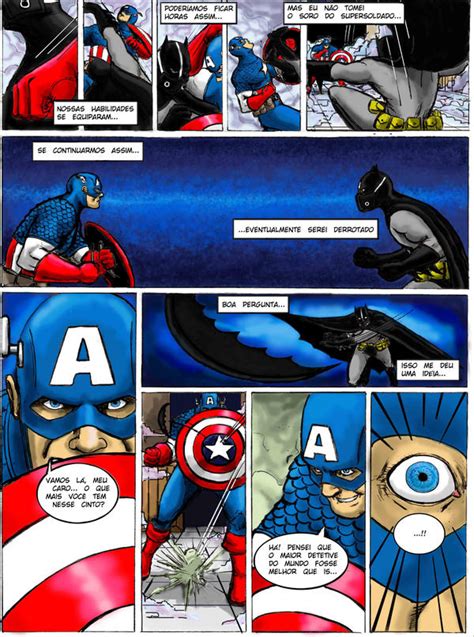 Batman Vs Captain America Pg5 By Rocksilesbarcellos On Deviantart
