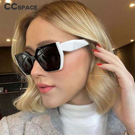 Upgrade Your Style With The Ccspace Women S Full Rim Square Cat Eye Resin Frame Sunglasses 53222