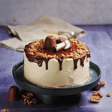 If you're short on time and still want a festive atmosphere, consider creating christmas cake stand decorations. Walnut whip cake - Chocolate cake recipes - Good Housekeeping