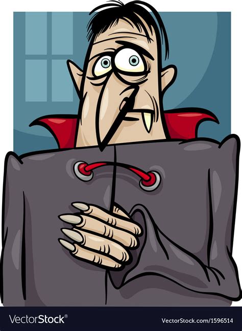 Halloween Vampire Cartoon Royalty Free Vector Image