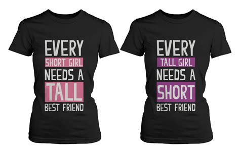 365 Printing Best Friend Shirts Short And Tall Best