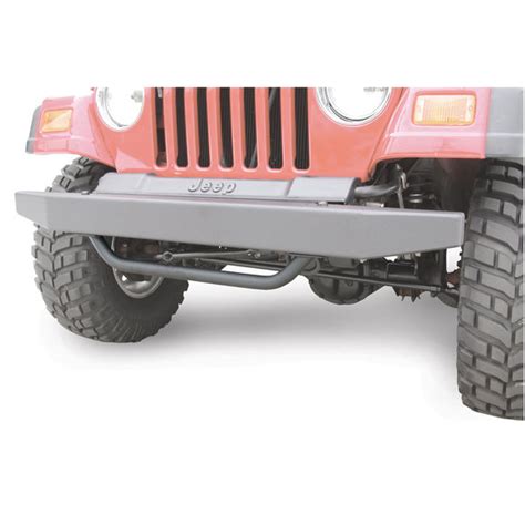 Olympic 4x4 Products Front Bumper Auxiliary Light Bar For 97 06 Jeep