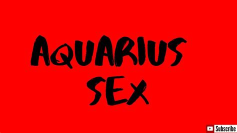 Aquarius Sex Tips Telegraph