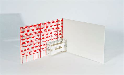 Pop Up Paper Architecture Made With Laser Cut 10 Fubiz Media