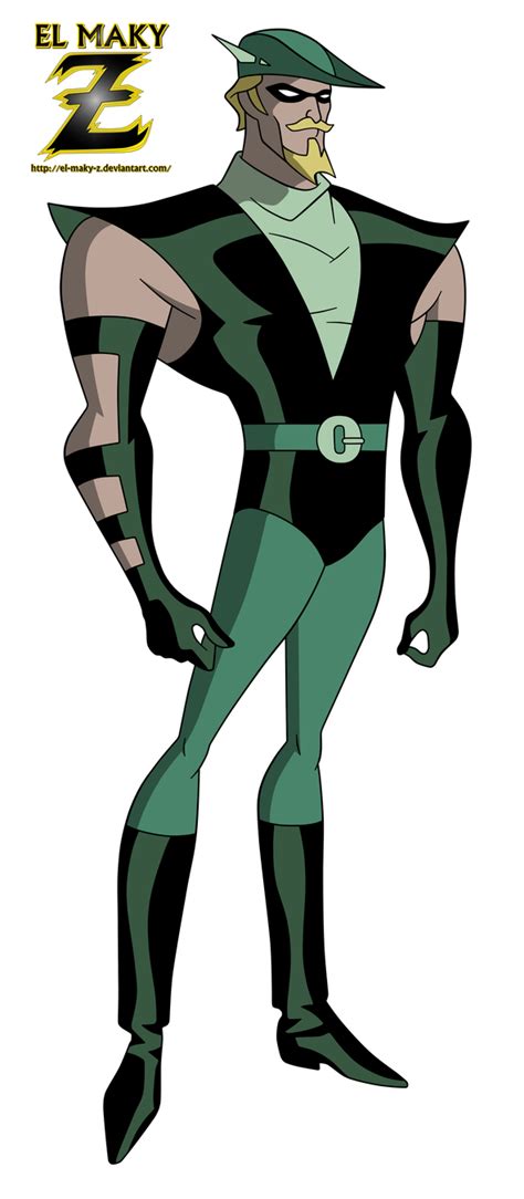 Jlugreen Arrow By El Maky Z Justice League Justice League Unlimited