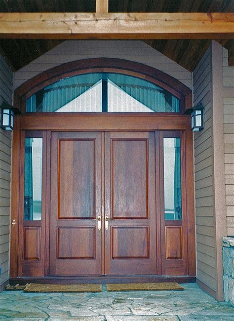 Entrance Door With Sidelites And Arched Transom — H Hirschmann Ltd