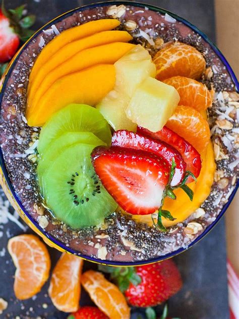 Tropical Acai Bowl Video Tatyanas Everyday Food