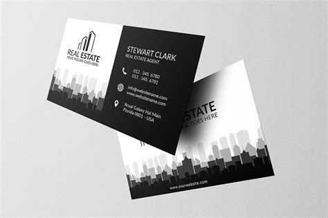 Real Estate Business Card Template Real Estate Business Cards Free