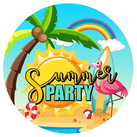 Beach Party Clip Art Library