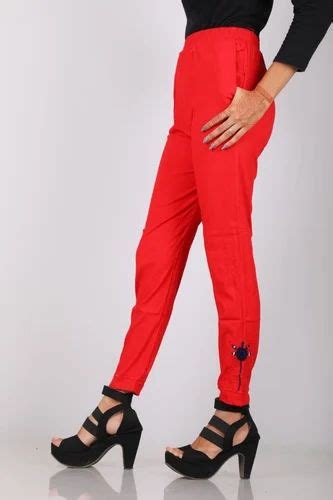 Mind Blowing Cotton Ready Made Pant For Ladies At Rs 999 महिलाओ की पैंट लेडीज़ पैंट Skyblue