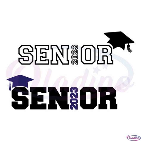 Senior 2023 Graduation Instant Download Svg Digital File