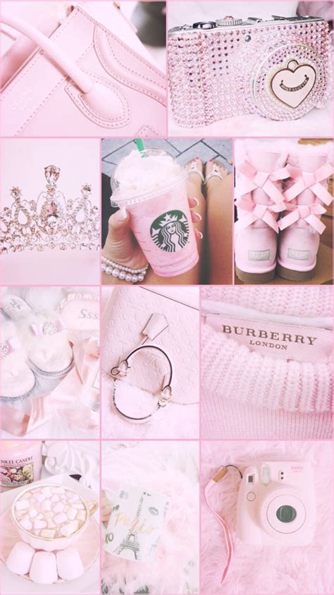 Iphone Aesthetic Wallpaper Pink Baby Pink Collage Music Al Sarah