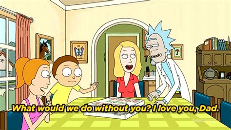 I Love Me Some Father Daughter Love Beth Smith And Rick Sanchez In