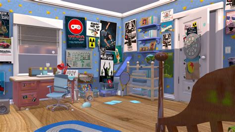 Andys Room Complete 360° Buy Royalty Free 3d Model By Luismi93