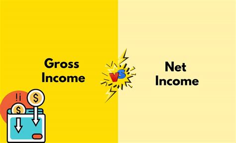 Gross Income Vs Net Income Whats The Difference With Table