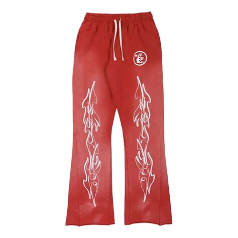 Hellstar Red Yoga Flare Sweatpants Premier Hype