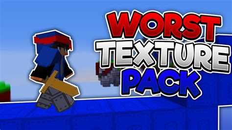 Using The Worst Minecraft Texture Pack In Bedwars Cursed Pack Youtube