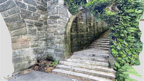 Fort Tryon Park Archway Staircase Scan Buy Royalty Free 3d Model By