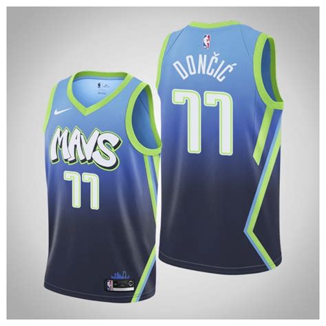 Born february 28, 1999) is a slovenian professional basketball player for the dallas mavericks of the national basketball association (nba). 2019-20 Mavericks Luka Doncic # 77 Blue City Trikot - NBA ...