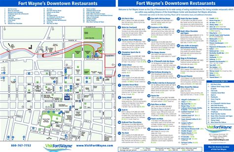 Fort Wayne Restaurants Map