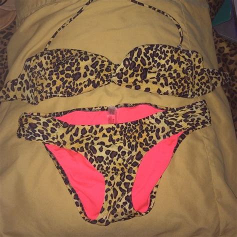Cheetah Print Victorias Secret Bikini Cheetah Print Bikini Bikinis