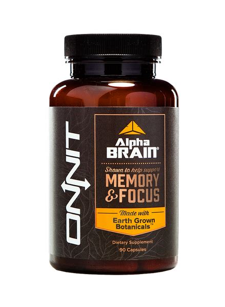 Alpha Brain 90ct Brain Supplements Brain Memory Brain Health