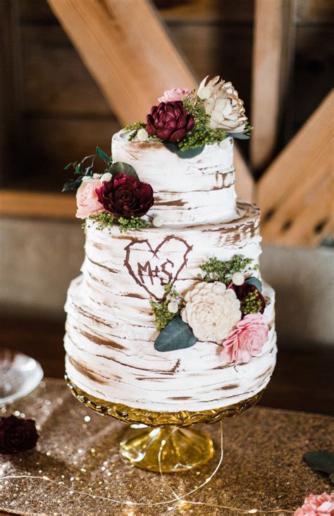 40 gorgeous rustic wedding cake ideas